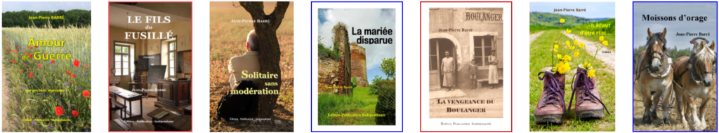 romans de jean-pierre barré, auteur littéraire